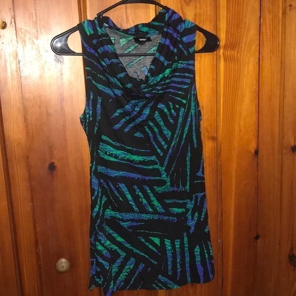 Mossimo Supply Co. Tops - Mossimo Patterned cowl neck tank